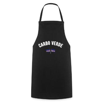 Carbo Verde - Kochschürze - Schwarz - Vorne - AI Model Male 185 dark (185cm)
