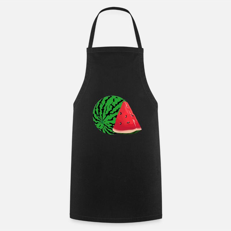 Conception de pastèque - Tablier de cuisine - noir