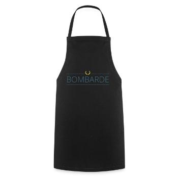 Bombarde - Tablier de cuisine - noir - Devant - AI Model Male 185 dark (185cm)