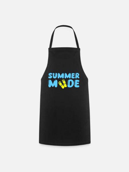 summer mode - Kochschürze - Schwarz
