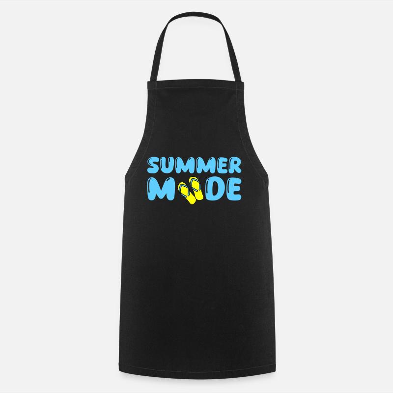 summer mode - Kochschürze - Schwarz