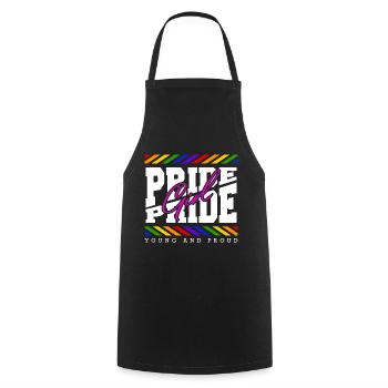 Love Is Love Pride Colors Of Rainbow Equality - Cooking Apron - black - Front - AI Model Male 185 dark (185cm)