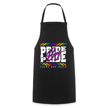 Love Is Love Pride Colors Of Rainbow Equality - Cooking Apron - black - Front - AI Model Male 185 dark (185cm)