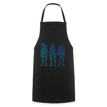 Climbing Men's Bouldering Women's Bouldering Climber - Cooking Apron - black - Front - AI Model Male 185 dark (185cm)