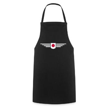 Ich liebe Japan, Stil Design T-Shirt - Kochschürze - Schwarz - Vorne - AI Model Male 185 dark (185cm)