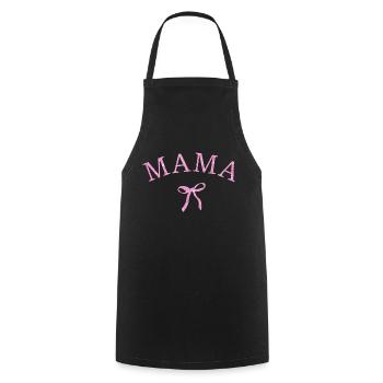 Mama - beste Geschenkidee für Mama - Kochschürze - Schwarz - Vorne - AI Model Male 185 dark (185cm)