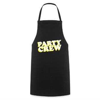 Équipe de fête - Tablier de cuisine - noir - Devant - AI Model Male 185 dark (185cm)