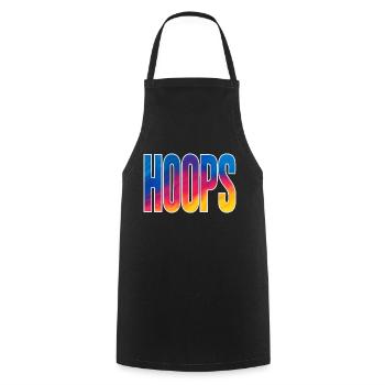 Hoops Basketball Sport Geschenkidee BBall - Kochschürze - Schwarz - Vorne - AI Model Male 185 dark (185cm)