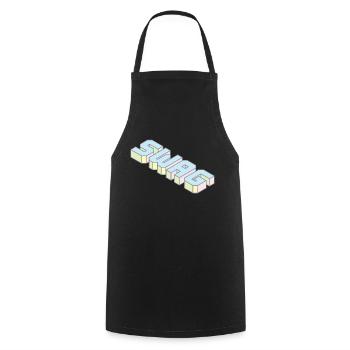 SWAG - Cooking Apron - black - Front - AI Model Male 185 dark (185cm)