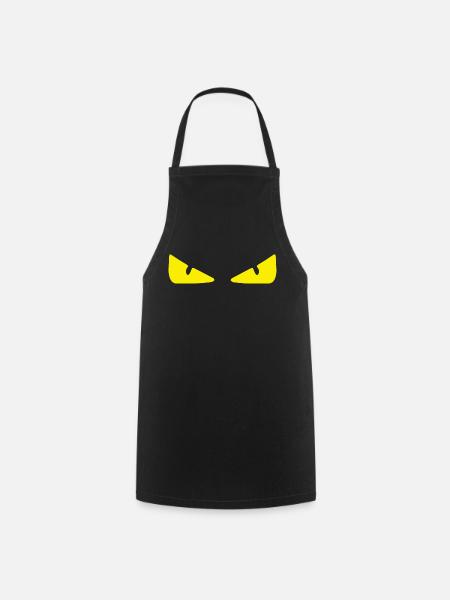 Monster eyes Halloween - Cooking Apron - black