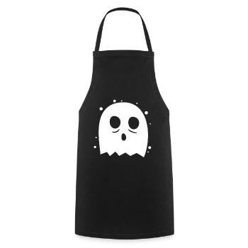 ghost - Cooking Apron - black - Front - AI Model Male 185 dark (185cm)