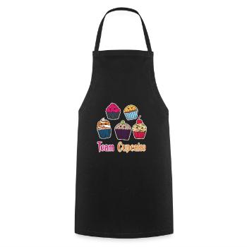 Funny Baking Cupcake Shirt & Gift I Men Women Gift - Kochschürze - Schwarz - Vorne - AI Model Male 185 dark (185cm)