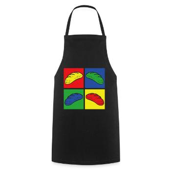 bake - Cooking Apron - black - Front - AI Model Male 185 dark (185cm)