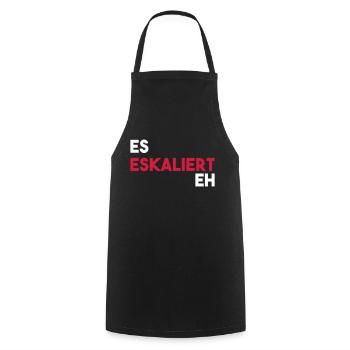ES ESCALENTS EH cadeau - Tablier de cuisine - noir - Devant - AI Model Male 185 dark (185cm)