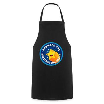 Embrace The Existential Dread - Cooking Apron - black - Front - AI Model Male 185 dark (185cm)