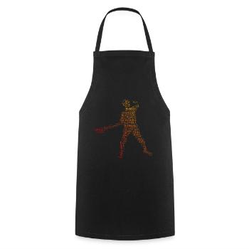Pelota vasca Men Pelota Basque Pelota Jai Alai - Cooking Apron - black - Front - AI Model Male 185 dark (185cm)