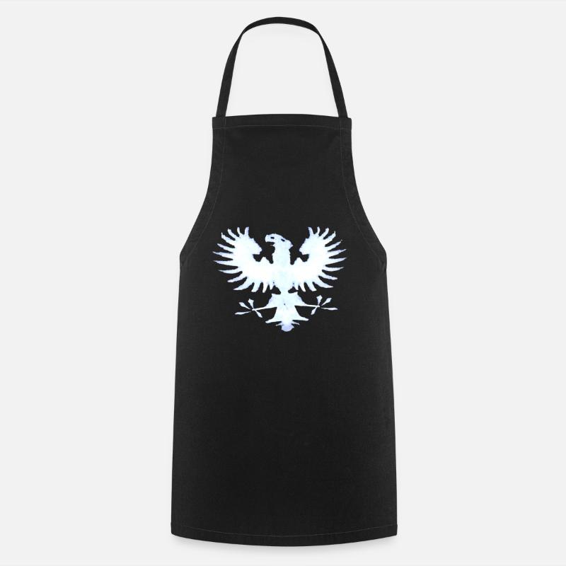 White Golden Eagle - Cooking Apron - black
