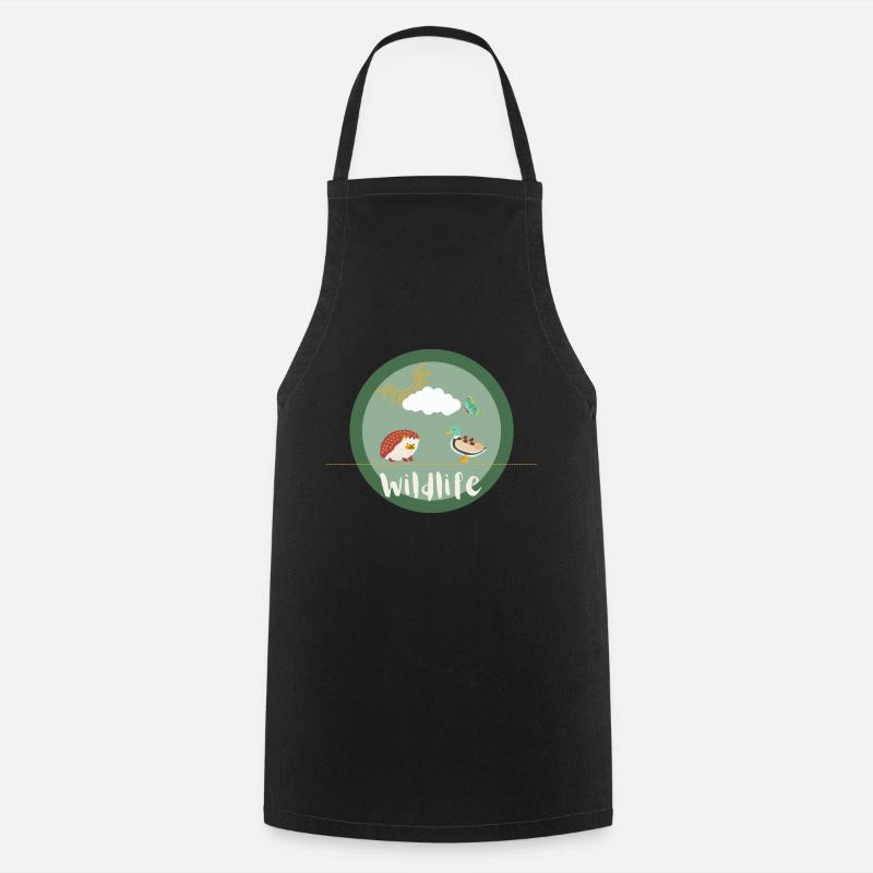 Faune - Tablier de cuisine - noir