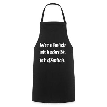 Grammatik Englischlehrer Englisch Sprache Lernen - Kochschürze - Schwarz - Vorne - AI Model Male 185 dark (185cm)