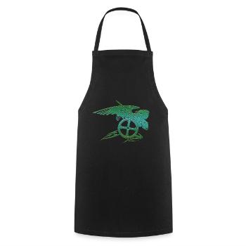 Michael archangel saint christian angels saint snkt - Cooking Apron - black - Front - AI Model Male 185 dark (185cm)