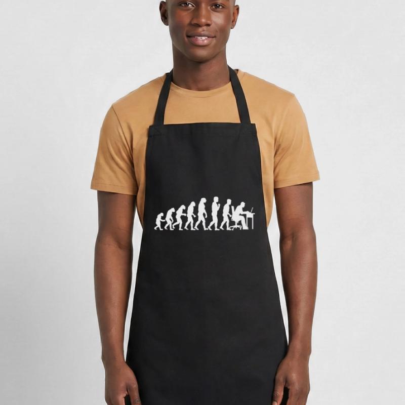 Evolution Computer Technician Nerd Programming Cooking Apron