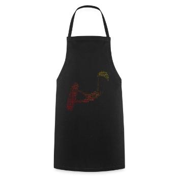 Kite Kitesurfing Kitesurf Kitesurfer Women - Cooking Apron - black - Front - AI Model Male 185 dark (185cm)