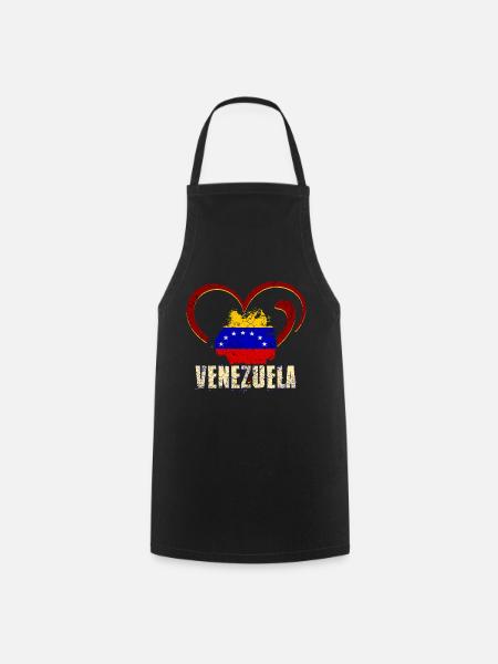 Venezuela Flagge - Kochschürze - Schwarz