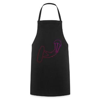 Kite Kitesurfer Femmes Kitesurf Kitesurf Kitesurf - Tablier de cuisine - noir - Devant - AI Model Male 185 dark (185cm)
