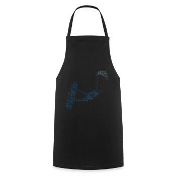 Kite Kitesurfen Kitesurfer Kitesurfing Kitesurf - Tablier de cuisine - noir - Devant - AI Model Male 185 dark (185cm)