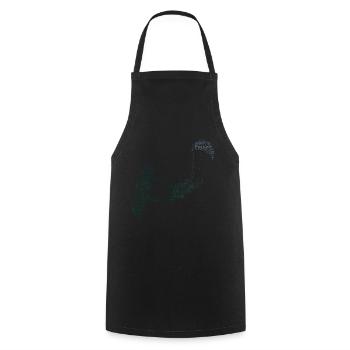 Kitesurfing Kitesurfer Kitesurf Kite Kiting - Cooking Apron - black - Front - AI Model Male 185 dark (185cm)