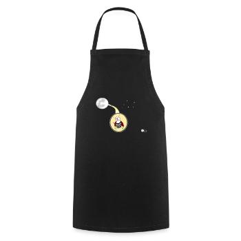 Que le scarabée aspire à la lune - Tablier de cuisine - noir - Devant - AI Model Male 185 dark (185cm)