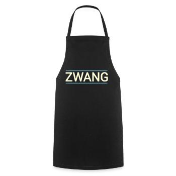 Texte de baiger compulsion - Tablier de cuisine - noir - Devant - AI Model Male 185 dark (185cm)