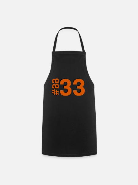 BB33 - Tablier de cuisine - noir