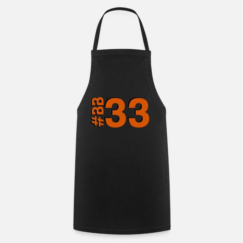 BB33 - Tablier de cuisine - noir