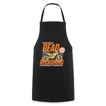 Mission Impossible Dead Reckoning Motorcycle - Cooking Apron - black - Front - AI Model Male 185 dark (185cm)