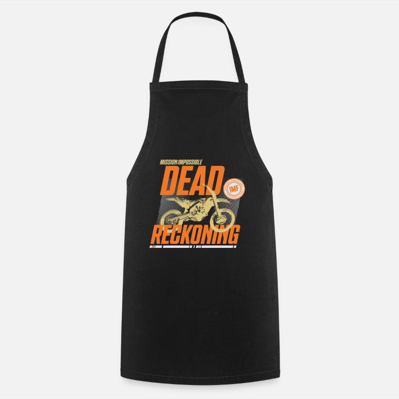 Mission Impossible Dead Reckoning Motorcycle - Cooking Apron - black