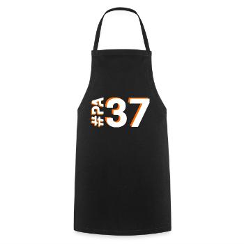 PA37 2025 - Tablier de cuisine - noir - Devant - AI Model Male 185 dark (185cm)