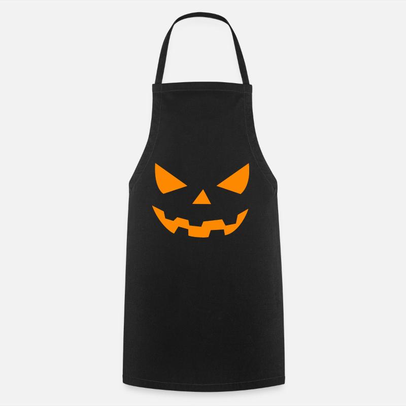 Halloween pumpkin - Cooking Apron - black