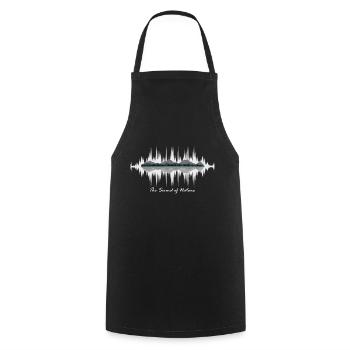 The Sound of Nature - Heartbeat of Nature outdoor - Cooking Apron - black - Front - AI Model Male 185 dark (185cm)