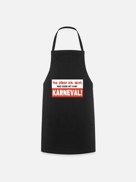 Karneval - Kochschürze - Schwarz