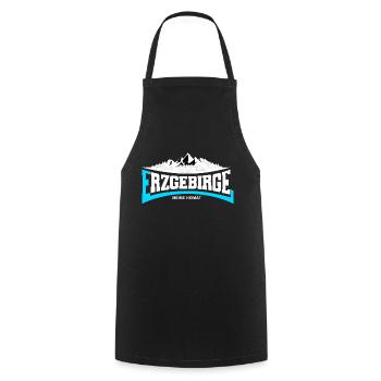 J’adore les monts Métallifères - Tablier de cuisine - noir - Devant - AI Model Male 185 dark (185cm)