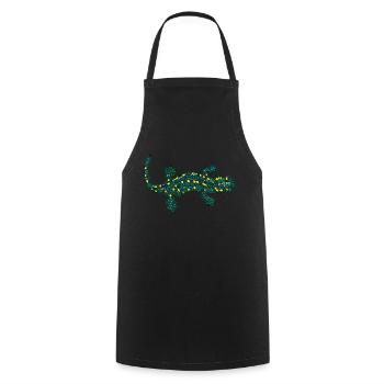 Reptile - Cooking Apron - black - Front - AI Model Male 185 dark (185cm)