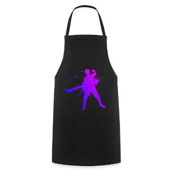 Pelote Homme Jai Alai Pelote Basque Femmes - Tablier de cuisine - noir - Devant - AI Model Male 185 dark (185cm)