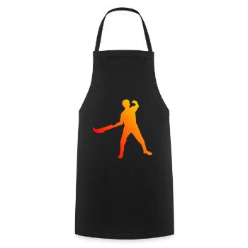 Pelote Basque Jai Alai Pelote Hommes Pelote vasca - Tablier de cuisine - noir - Devant - AI Model Male 185 dark (185cm)