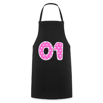 Équipe - 01 - Sport - Tablier de cuisine - noir - Devant - AI Model Male 185 dark (185cm)