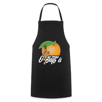O juice is! Gift, Fitness, Health - Cooking Apron - black - Front - AI Model Male 185 dark (185cm)