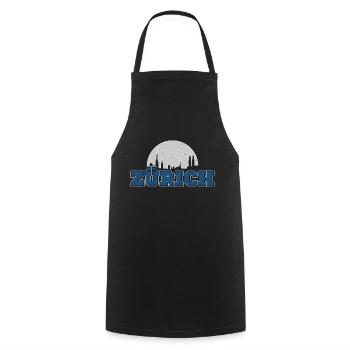 Zurich - Cooking Apron - black - Front - AI Model Male 185 dark (185cm)