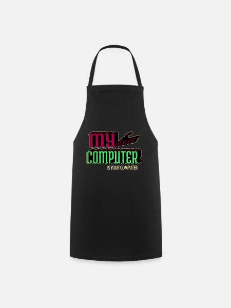 present hacking coding hacking computer - Kochschürze - Schwarz