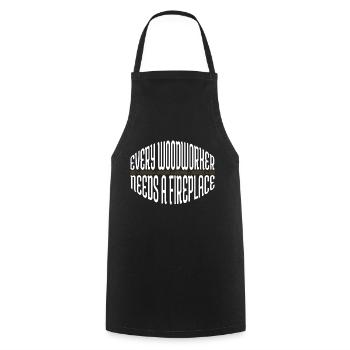 Tree Feller Lumberman Union Carpenter Tshirts - Cooking Apron - black - Front - AI Model Male 185 dark (185cm)