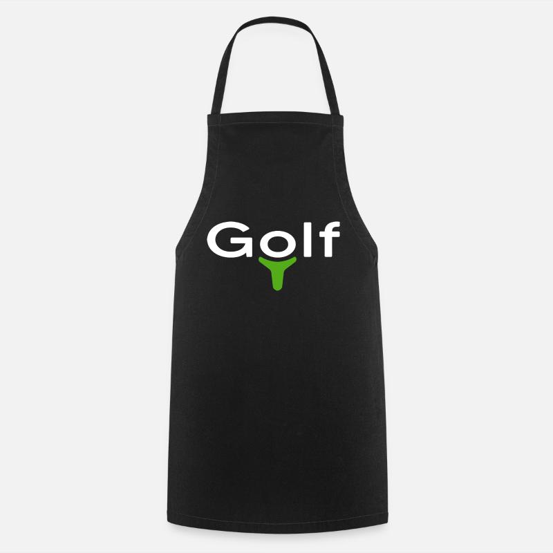 Golf Golf Golfer Golf Course Handicap - Tablier de cuisine - noir